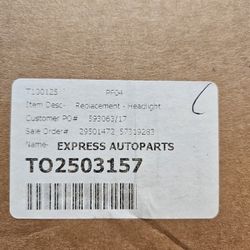 Headlights, Toyota Tacoma, & Mirror 