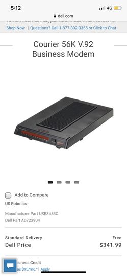 US Robotics Courier 56K Modem Dell