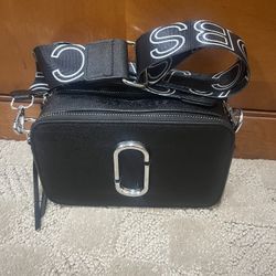 Marc Jacobs black snapshot bag new 