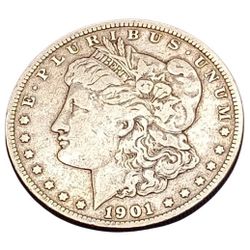 Genuine 1901 O Morgan SIlver Dollar Coin, United States $1 Coins