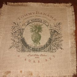 Set Of 4 Tommy Bahama Jute Placemats 