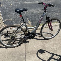 Huffy Rival All Terrian 21 Speed Bicycle, like new, slightly used, great tires, $40. 26 inch tires
