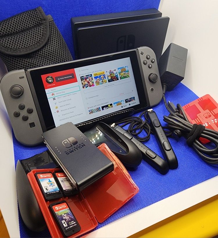 PENDING P/UP☆☆ EXCELLENT COND. NINTENDO SWITCH GAMERS BUNDLE☆☆