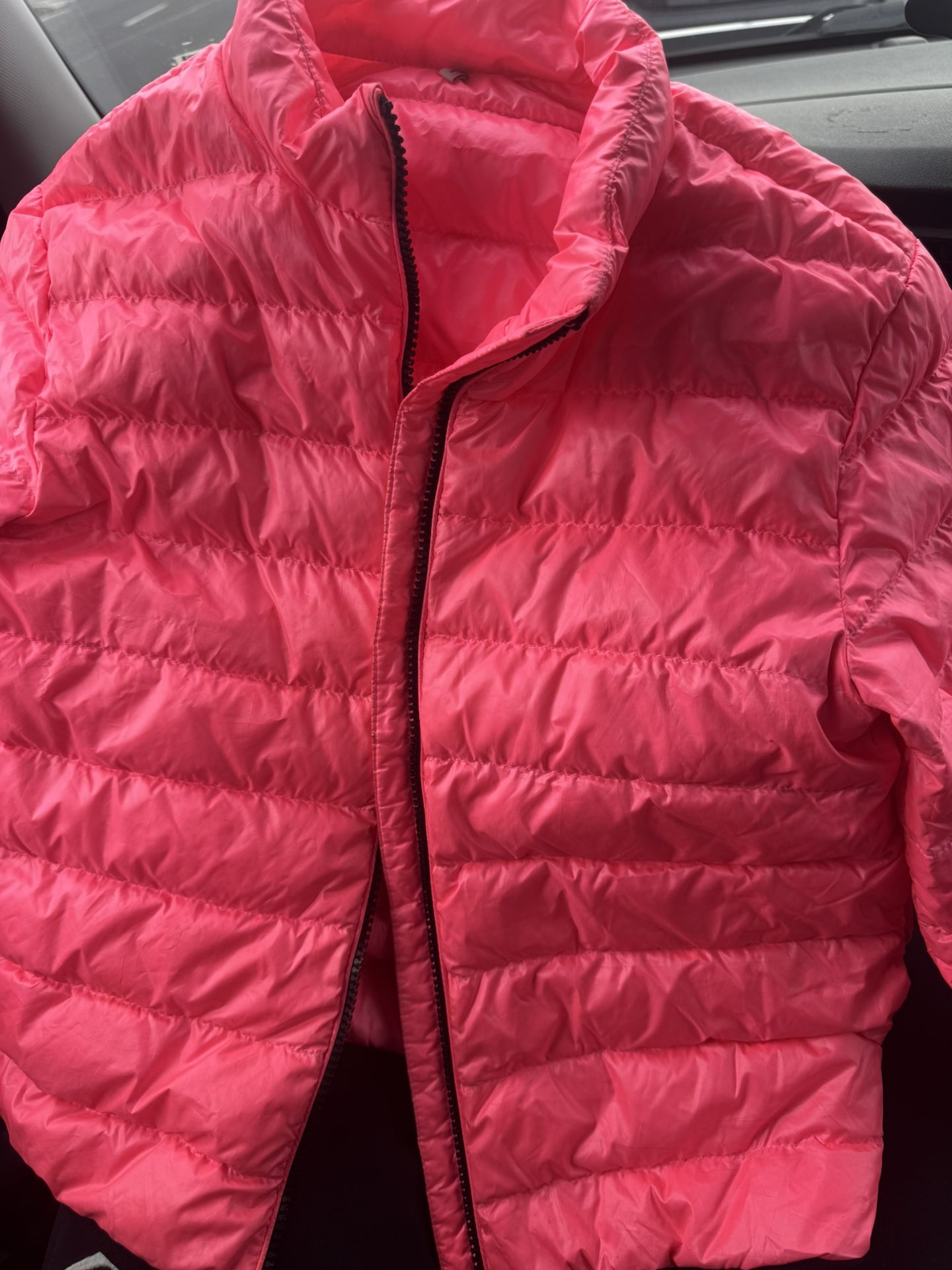 Kids MONCLER Size 12 Hot Pink Spring Jacket