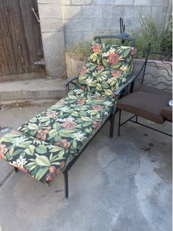 Two lawn chairs