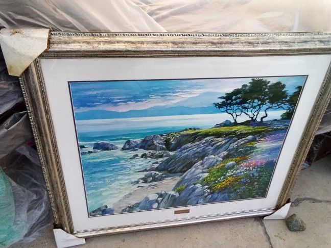 Limited Edition Monterey Bay, After The Rain By Howard Behrens 492/500 Signed 