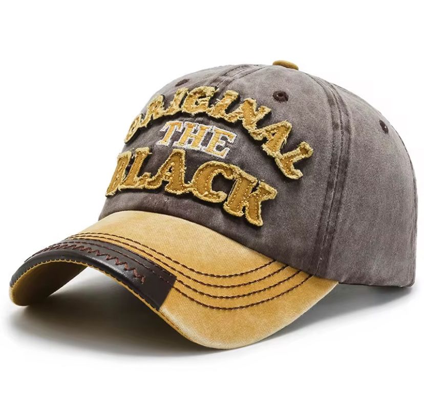 Embroidered Logo Cotton Men's Baseball Hat Cap Distressed -New