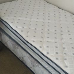 twin mattress + bed frame