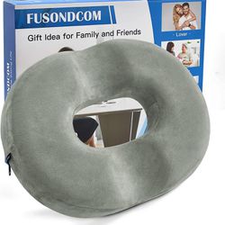 Donut Pillow Seat Cushion Orthopedic Design, Tailbone & Coccyx Memory Foam  Pillow