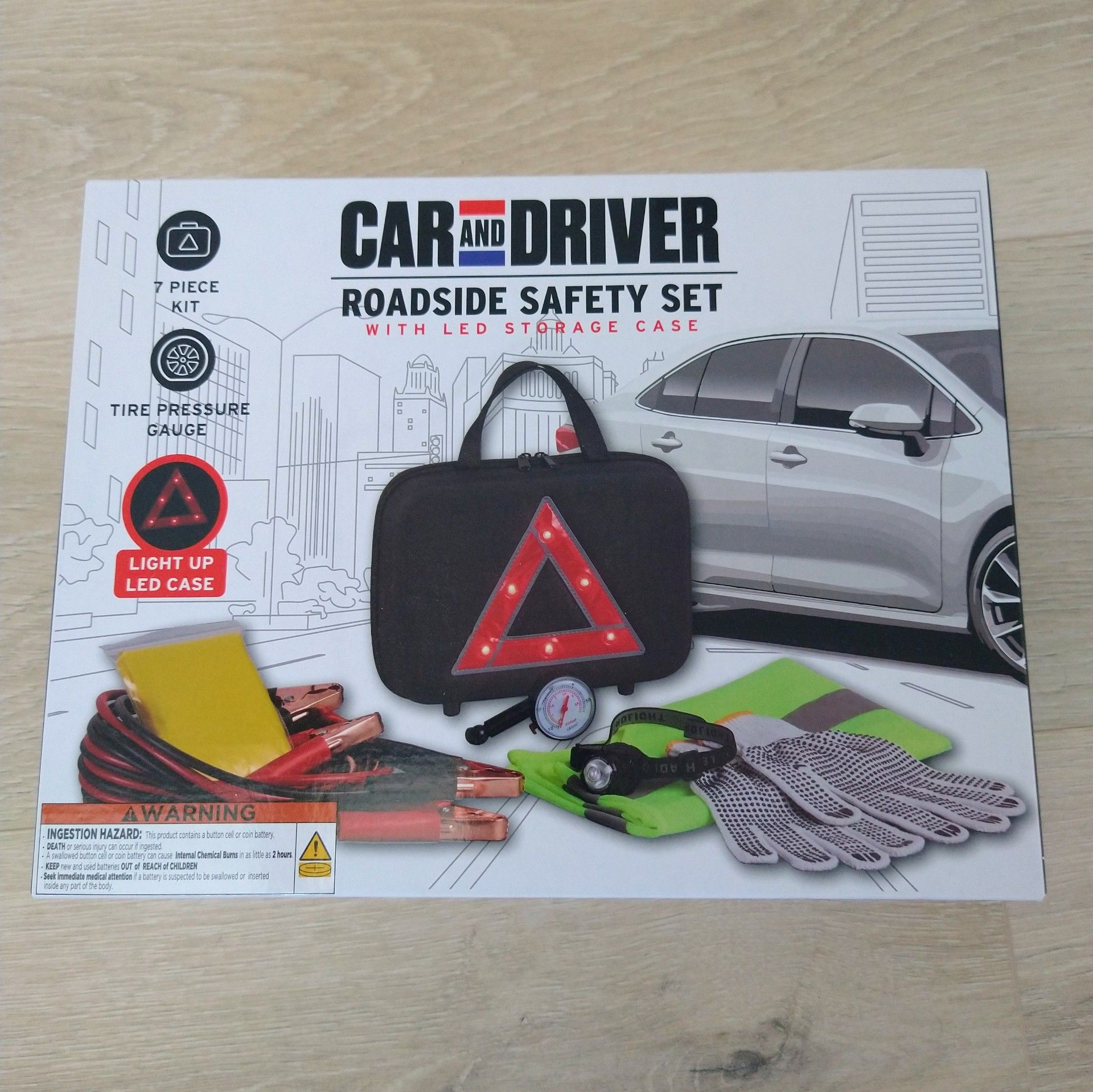 Jumper Cables Roadside Safety Kit
