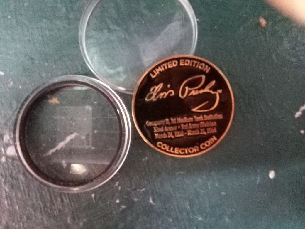 Limited Edition Elvis Presley Thank You For Your Service Coin
