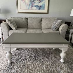 Gray/white Coffee Table 