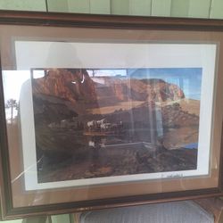 Glen S. Hopkinson Western Oil Painting Print 