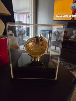 Deluxe Acrylic Gold Glove Baseball Display Case $25