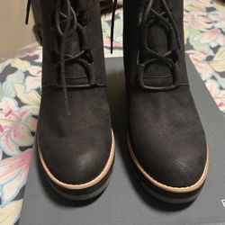 Eileen Fisher Ankle/Wedge Boots, Size 9