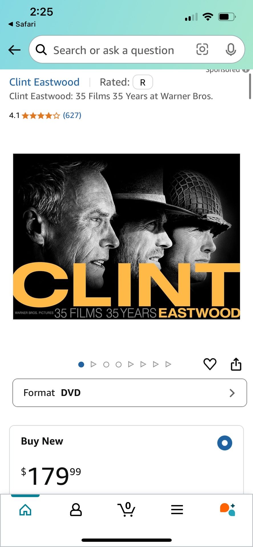 Unopened Box Of ‘Clint Eastwood: 35 Films 35 Years at Warner Bros. - 19 DVD Set’