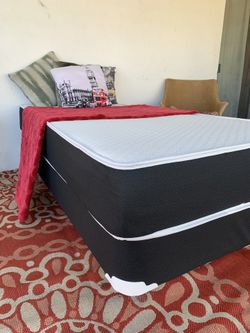 NEW TWIN MATTRESS WITH BOX SPRING ALL NEW QUALITY