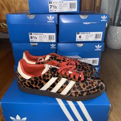 Adidas Samba Red Leopard 