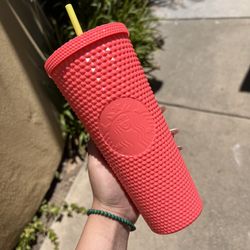 Starbucks Dragonfruit Glossy Venti Studded Tumbler