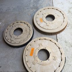 Cepillos para lavado de alfombra miden, 15,17 y 18