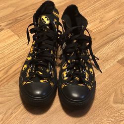 The Converse Chuck Taylor All Star High 'Batman'  Men Size ,9/Women’s size ,11