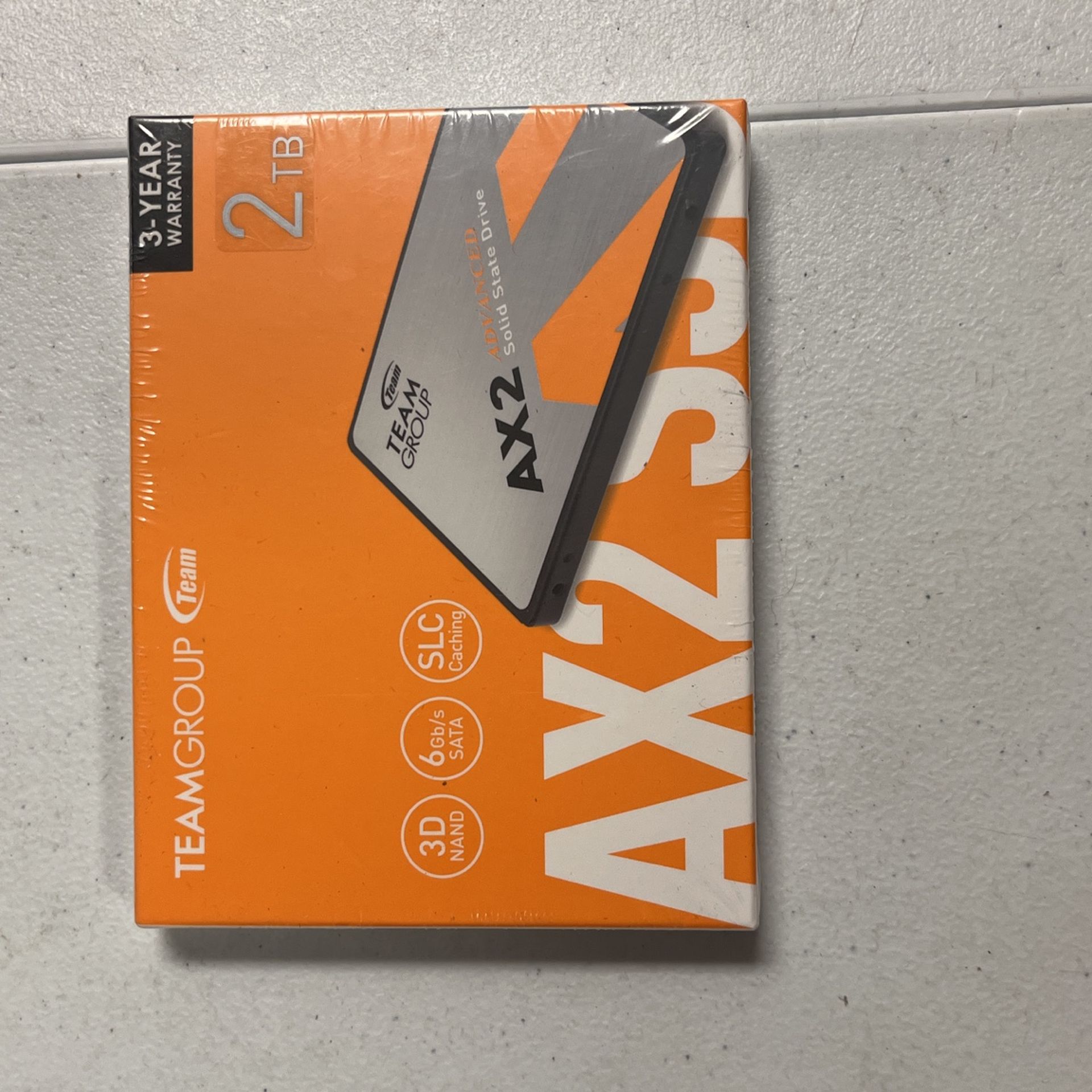 TEAMGROUP AX2 2TB 3D NAND TLC 2.5 Inch SATA III Internal Solid State Drive SSD (Read Speed up to 550 MB/s) Compatible with Laptop & PC Desktop