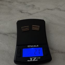 10K gold earrings last supper 