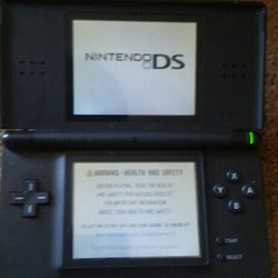 Blk Nintendo Ds Lite With Pen - No Charger 9
