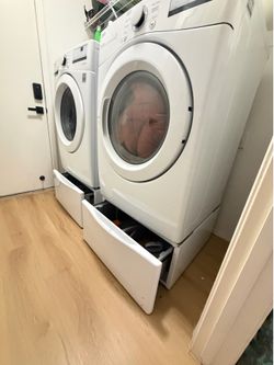 OBO LG Washer and Dryer with Storage Drawers