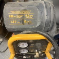 Broken Dewalt Air Compressor