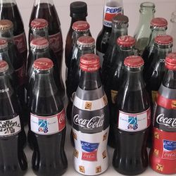Coca-Cola Collector Bottles  One Pepsi & Coke Polar Bear