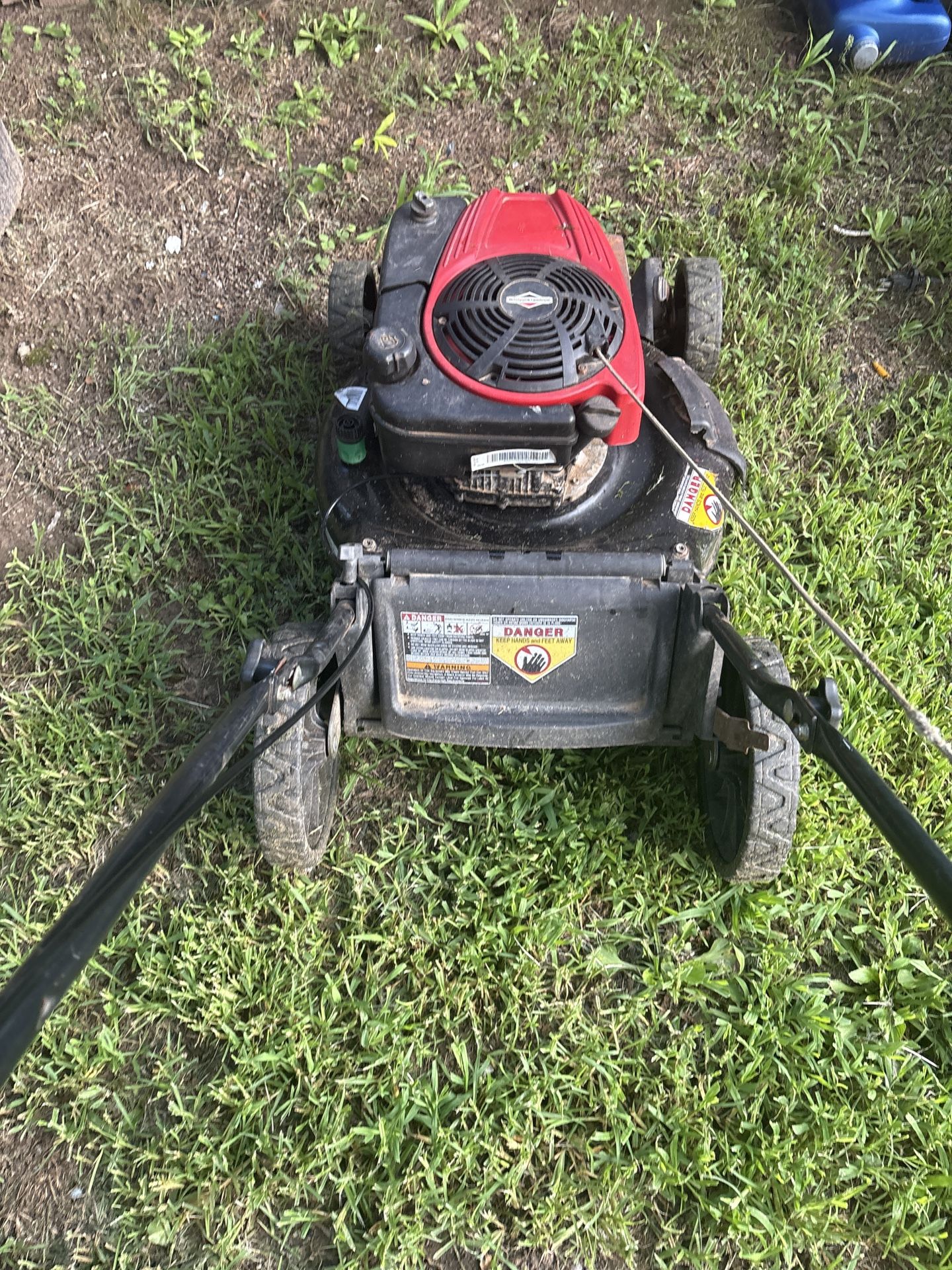 Lawn Mower Cutting