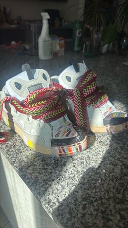 Lanvin Curb Sneakers White Multicolor