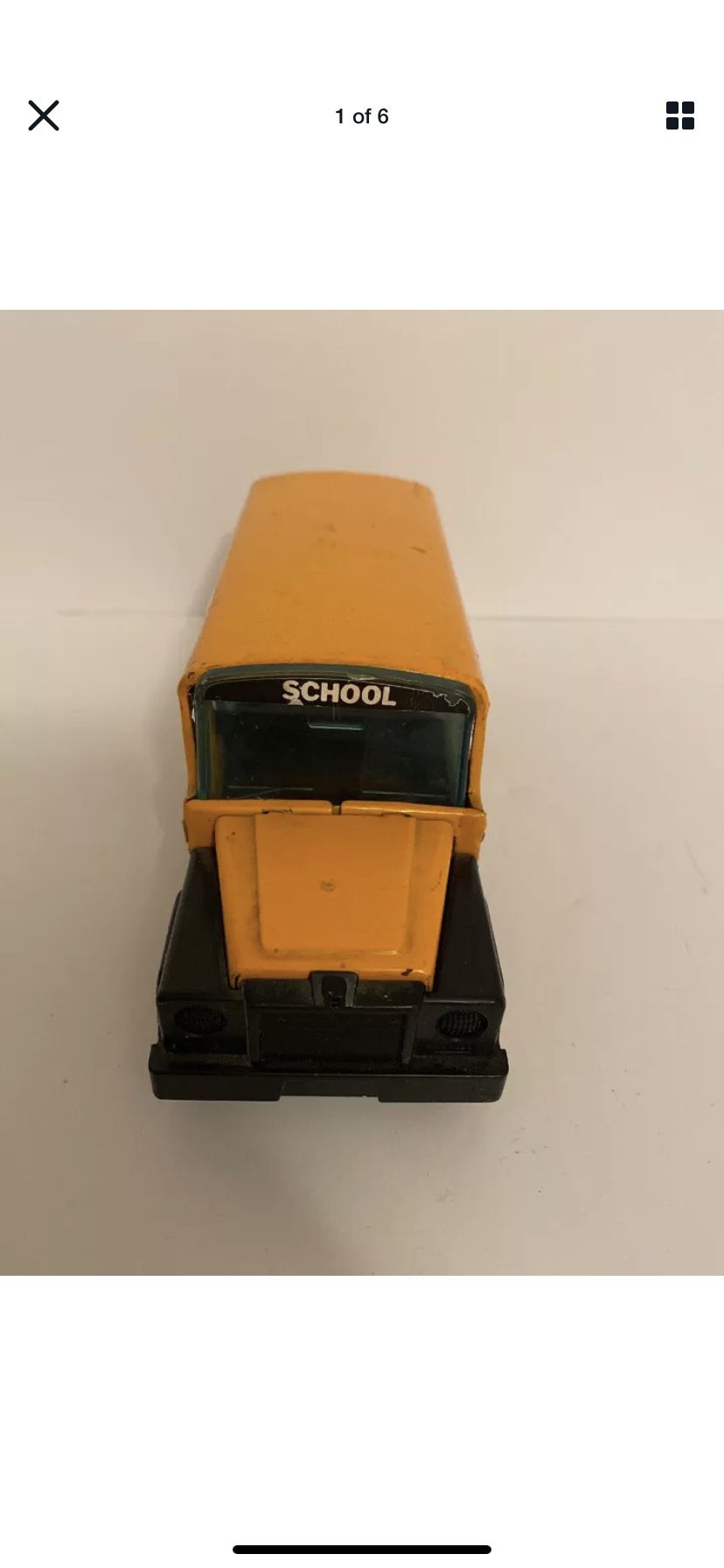 Vintage BUDDY L School Bus Made in Japan 1980 Toy Vehicle Collectible