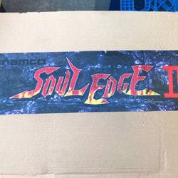 Soul Edge Arcade Marquee
