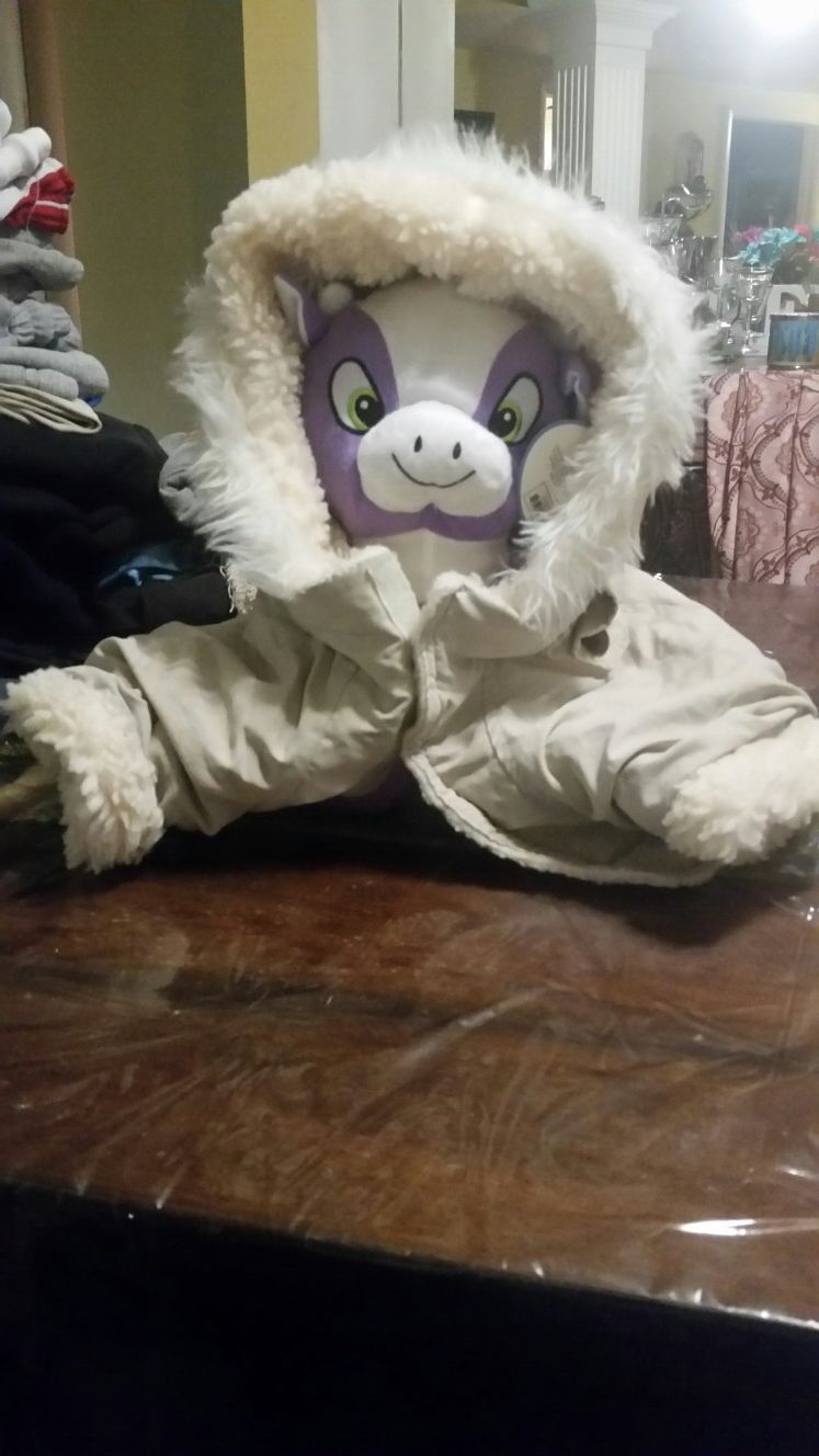 Sheep lined Dog coat