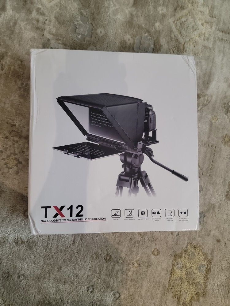 Teleprompter with APP Control for iPad Android Tablet