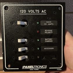 120-volt 3 AC Breaker Panel