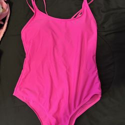New pink bathing suit new never worn