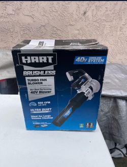 HART 40-Volt Cordless Brushless Turbo Fan Blower Kit,