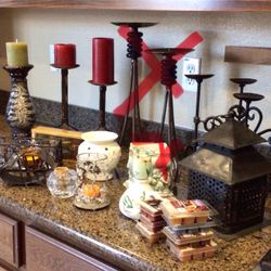 Candles , Candle Sticks And Candle Holders $2 - $10 Each