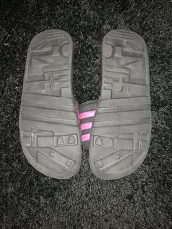 Adidas slides.