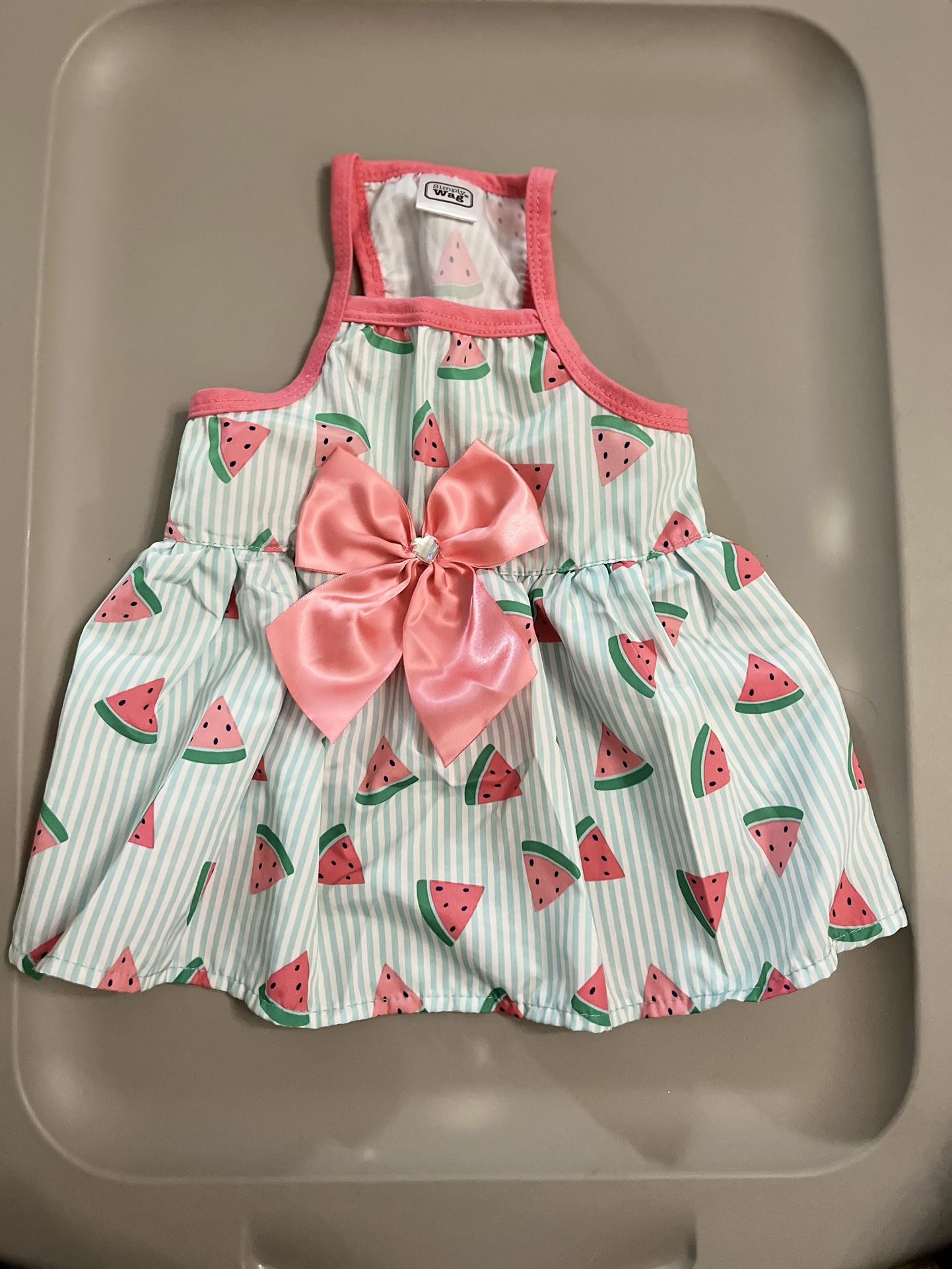 Medium Watermelon Summer Dog Dress