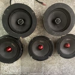 6.5 speakers 3 Ds18  2 Dbdrive