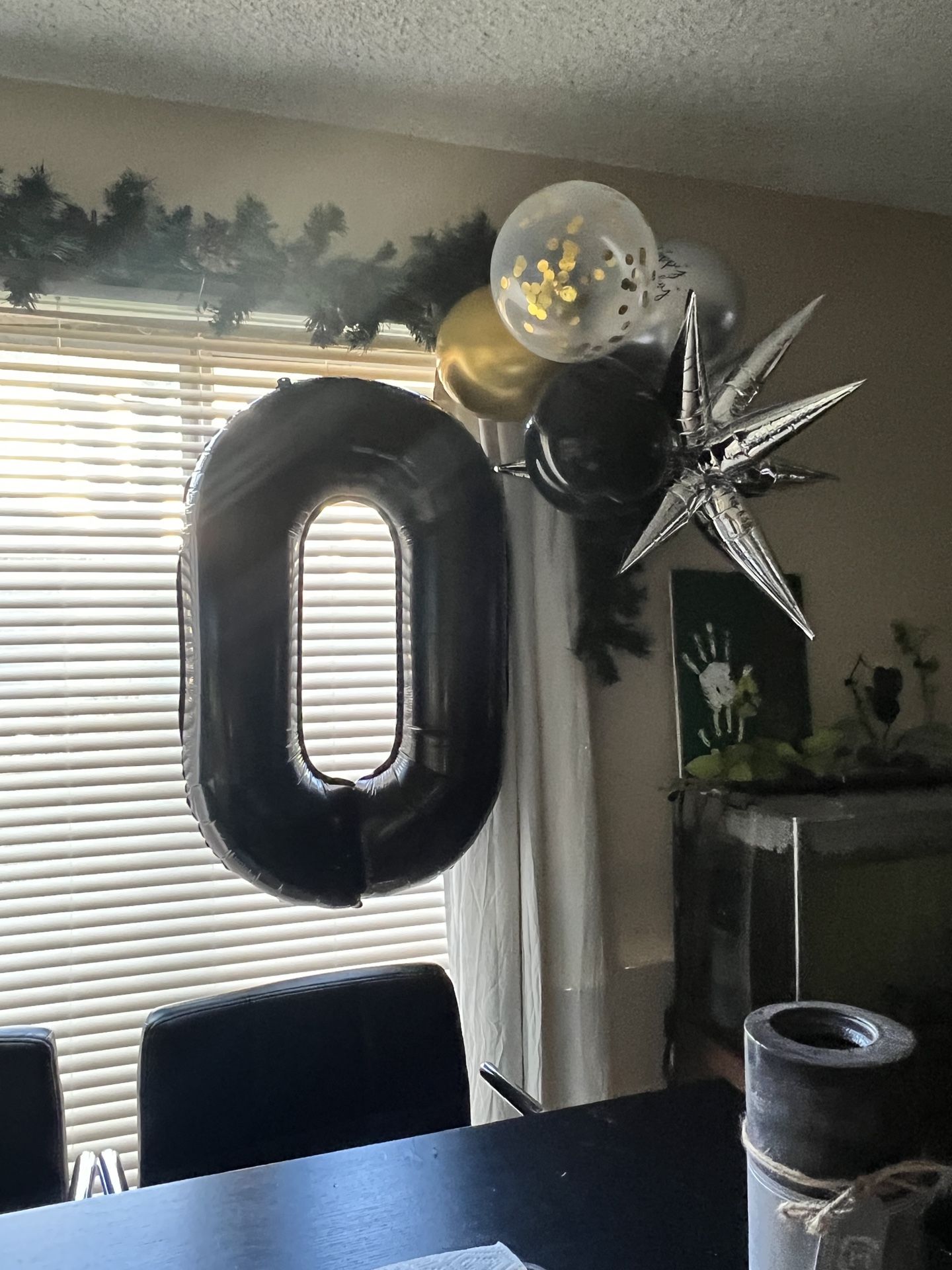 FREE 4-0 Black 40” Balloon