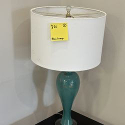 Blue with Gold Accents Lamp