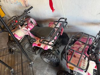 Pink Kid Motor Quad Bikes