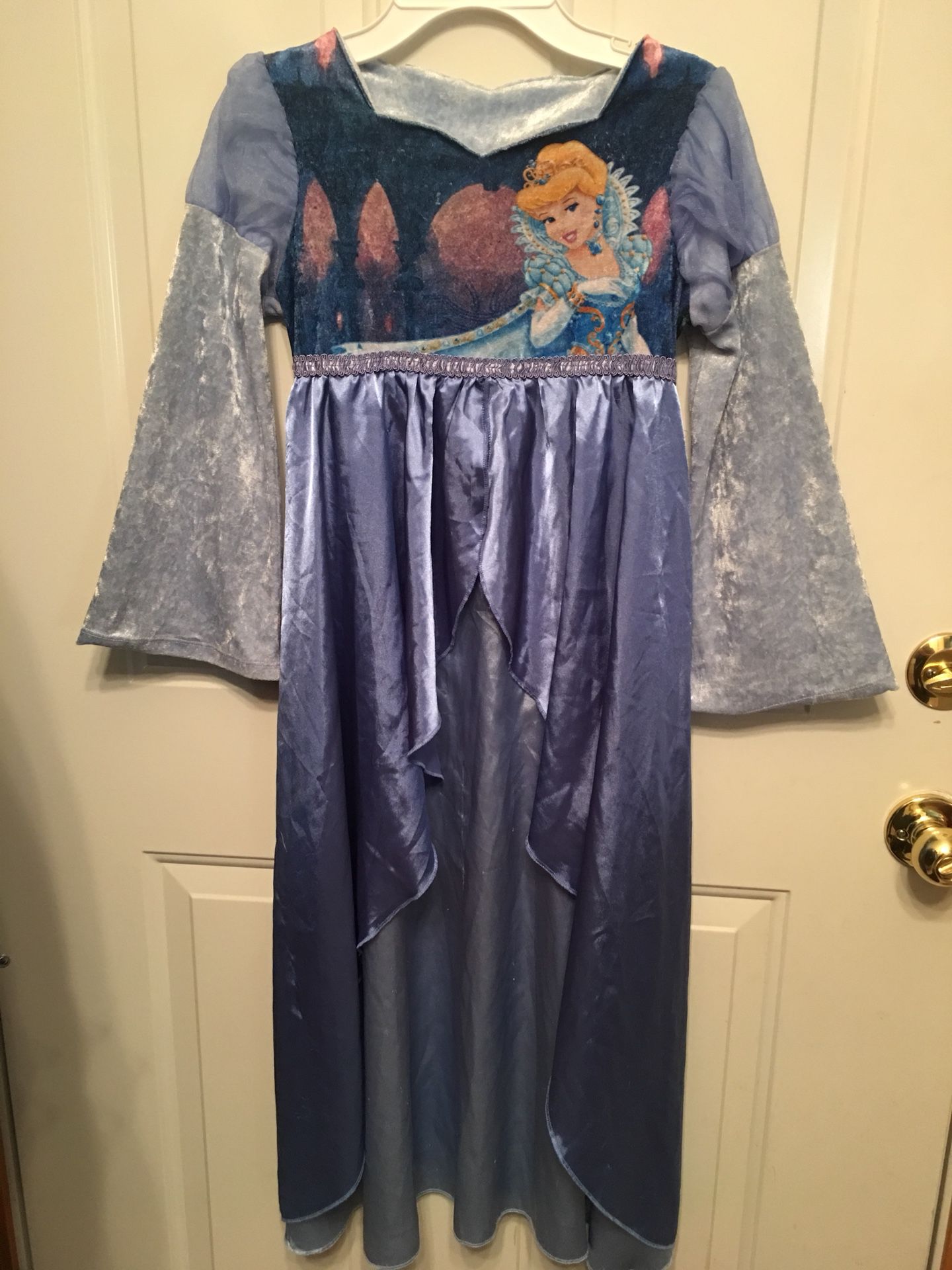 Disney Princess Cinderella Dress Gown Girls Medium 7/8