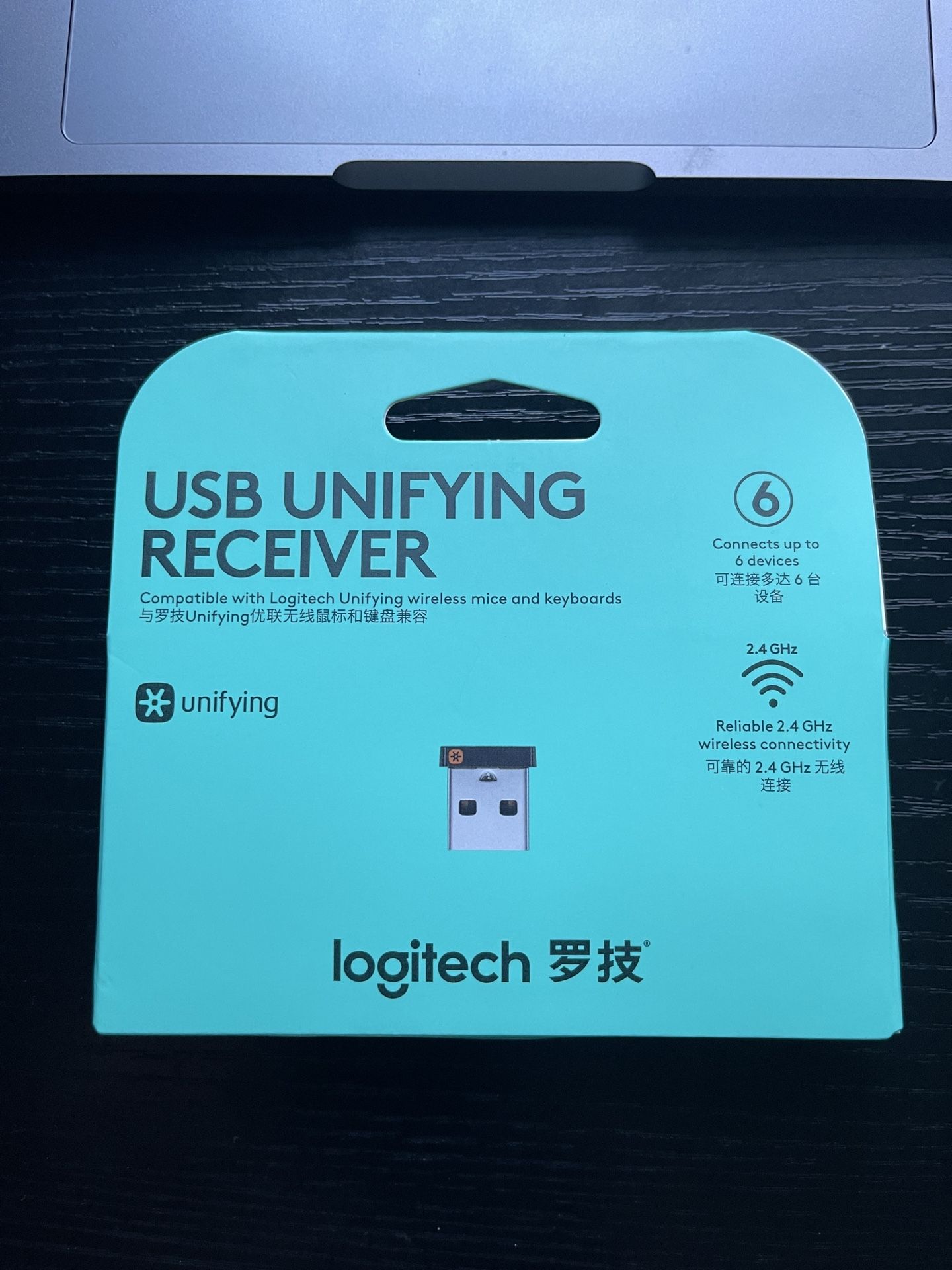 Logitech USB Unifying Receiver 2.4 GHz Wireless Compatible w