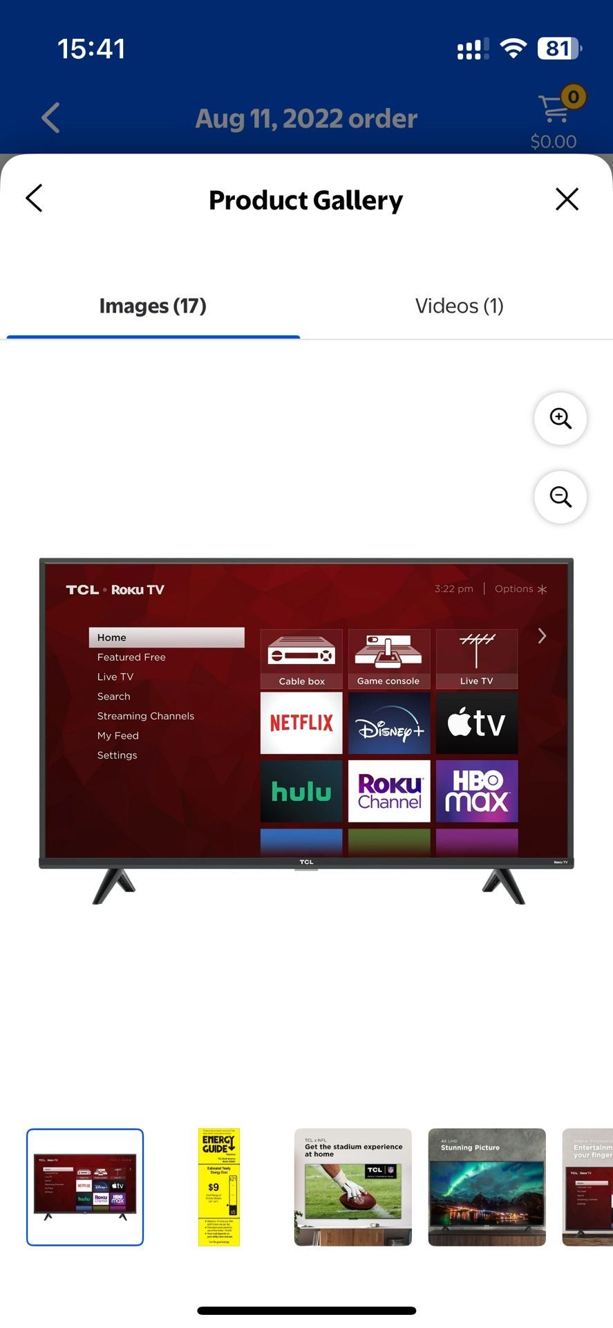 TCL 43" Class 4-Series 4K UHD HDR Roku Smart TV - 43S431
